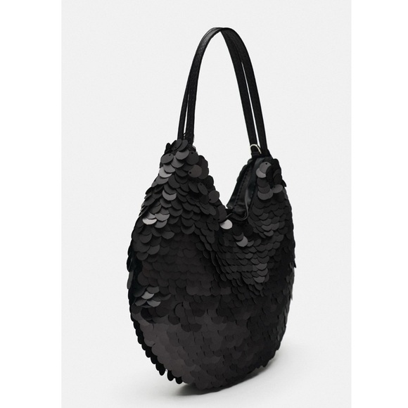 Zara sequin mini bucket bag - Picture 3 of 10